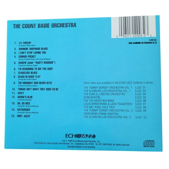 The Count Basie Orchestra CD -  Contains Previously Unreleased Material  37482cd - Picture 2 of 2